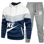 Men's Fleece Zip Hoodie & Jogger Tracksuit