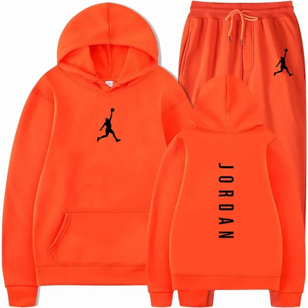 2026 New Men's High Quality Sportswear Set Spring Autumn Fashion Casual Sweatshirt And Sweatpants Two Piece Tracksuit For Fitnes