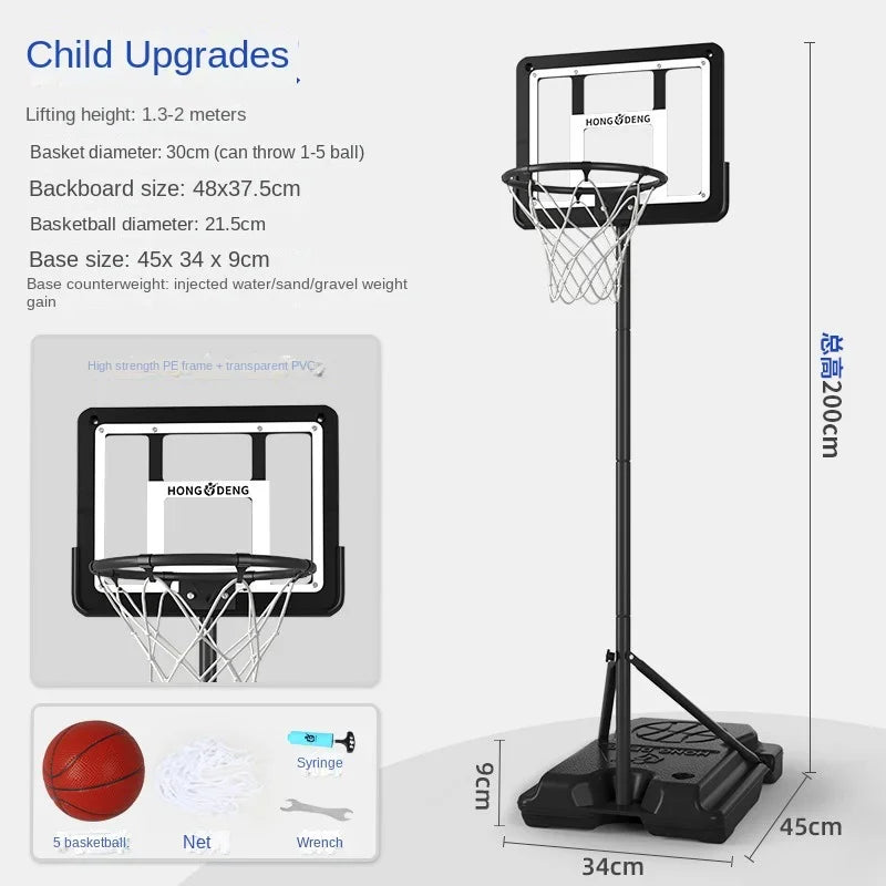 Basketball stand Lifting shot frame Ball basket Kindergarten ball boys Indoor and outdoor household