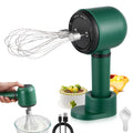 USB Rechargeable Electric Hand Blender Wireless Portable Hand Whisk Rechargeable 3-Speed And 2 Whisk For Baking Whisk Milk Cream