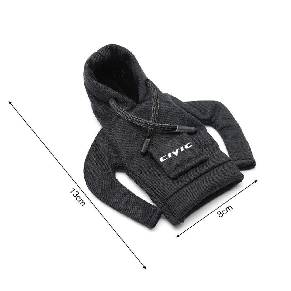 Fashion Gearshift Hoodie Car Gear Shift Knob Cover Manual Handle Gear Sweatshirt Change Lever Cover For Honda 10th 11th Gen Hrv