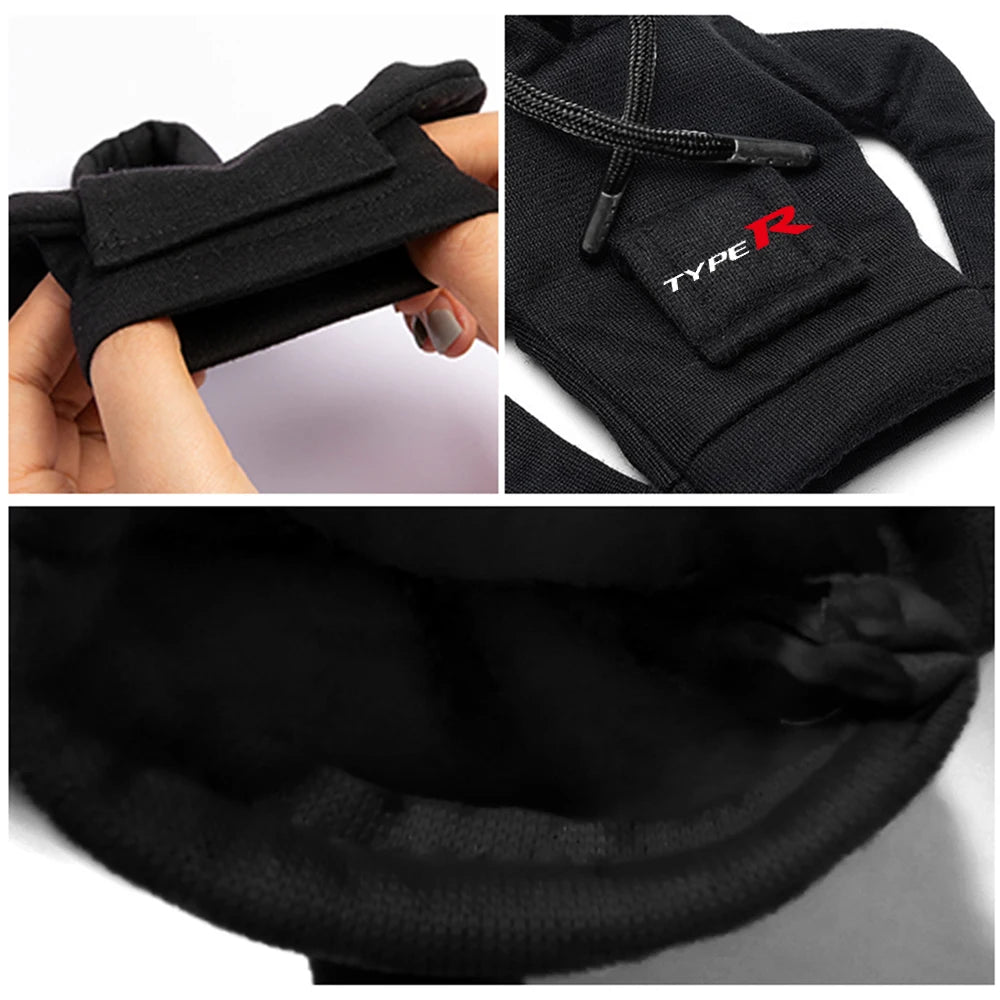 Fashion Gearshift Hoodie Car Gear Shift Knob Cover Manual Handle Gear Sweatshirt Change Lever Cover For Honda 10th 11th Gen Hrv