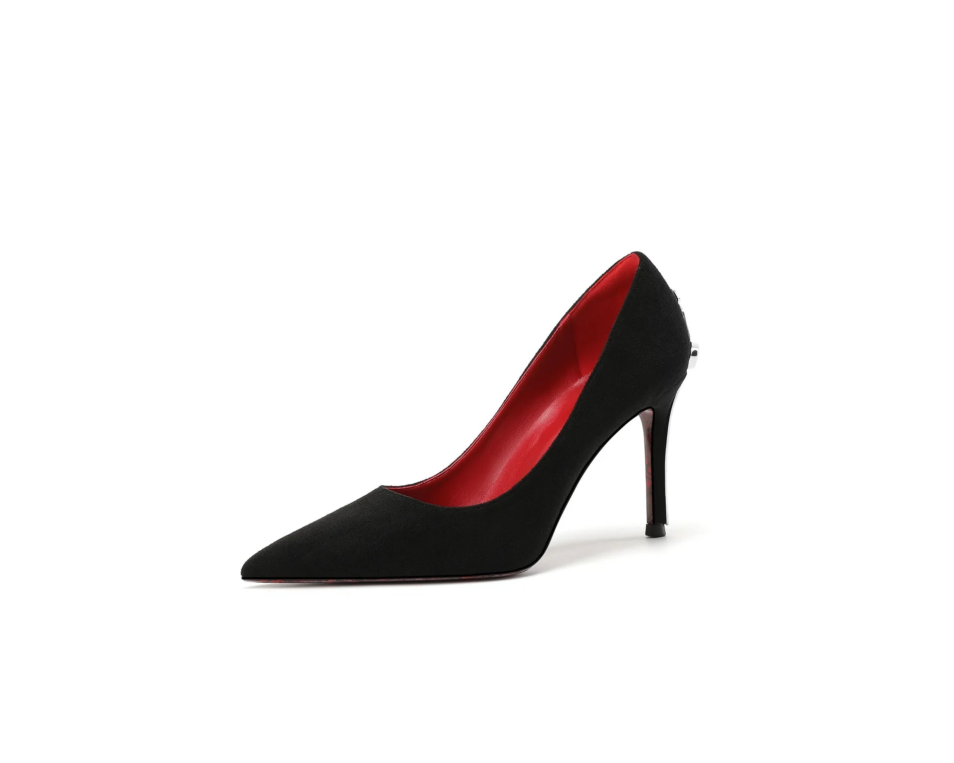 2026 New Women's Shoes Luxury Metal Decoration Pointed Tip High Heels for Woman French Casual Shoes Designer Shoes Zapatos Mujer