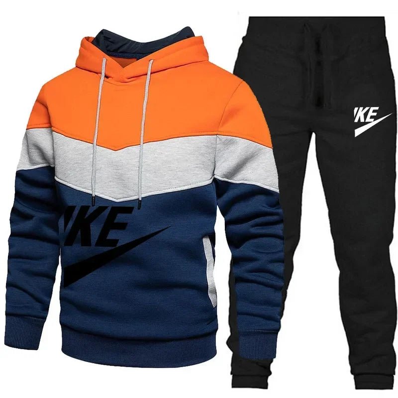 Men's Fleece Zip Hoodie & Jogger Tracksuit