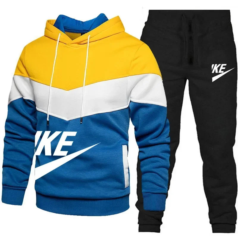 Men's Fleece Zip Hoodie & Jogger Tracksuit