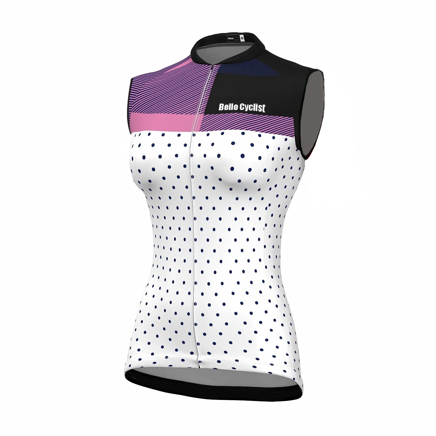 Bello Cyclist Women Cycling Vests sleeveless Summer Dots Ride Bike Clothing Breathable MTB Jersey
