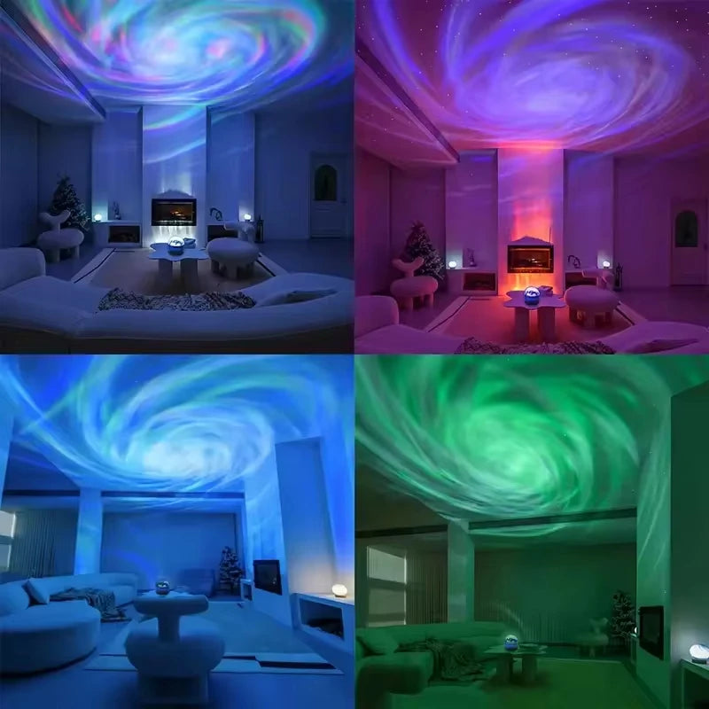 LED Galaxy Sky Projector Light — Colorful Night Light for Room Decor