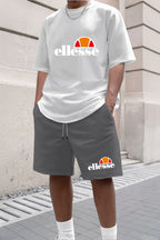 Men's Casual Summer T-Shirt & Shorts Set