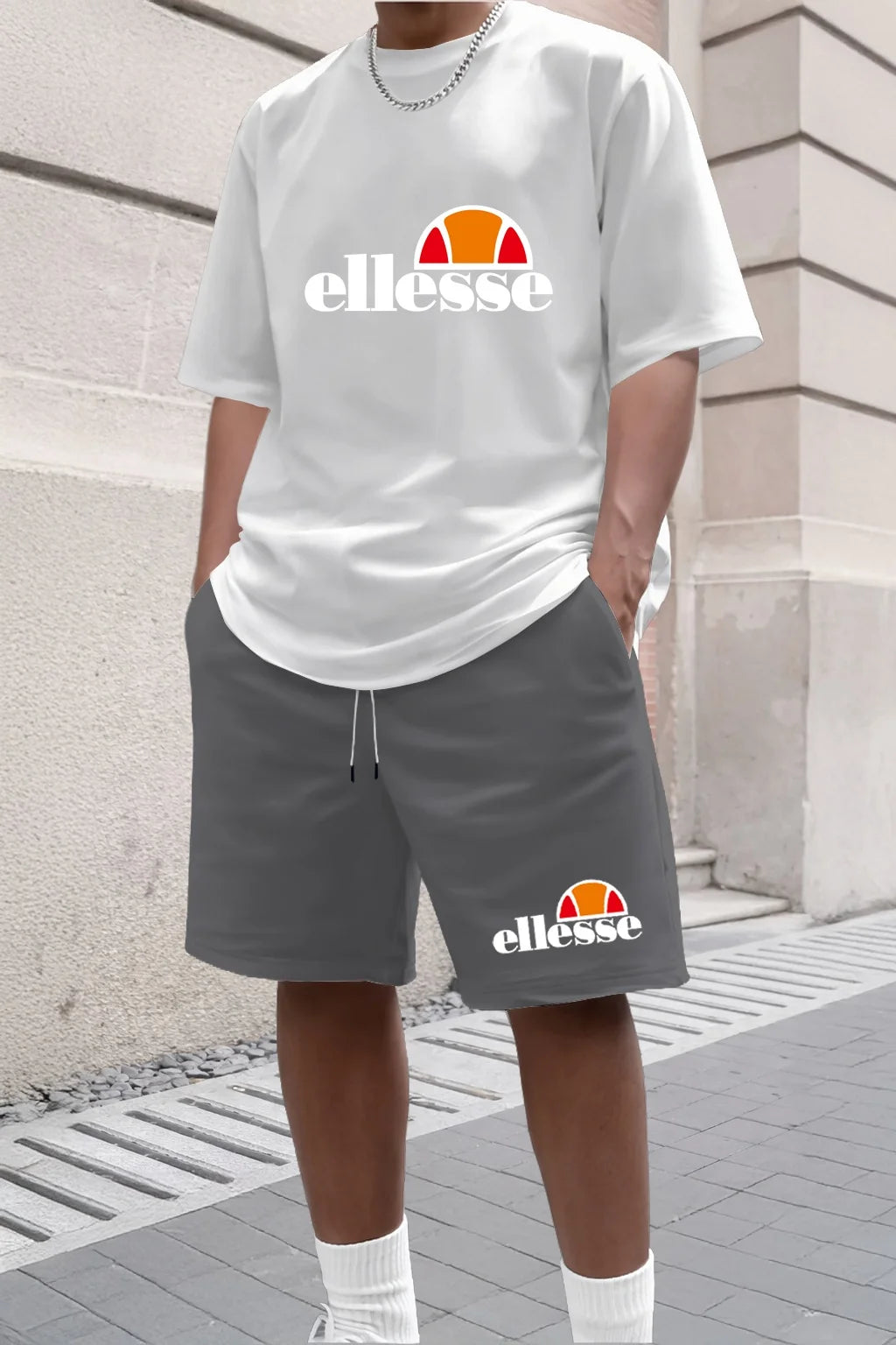 Men's Casual Summer T-Shirt & Shorts Set