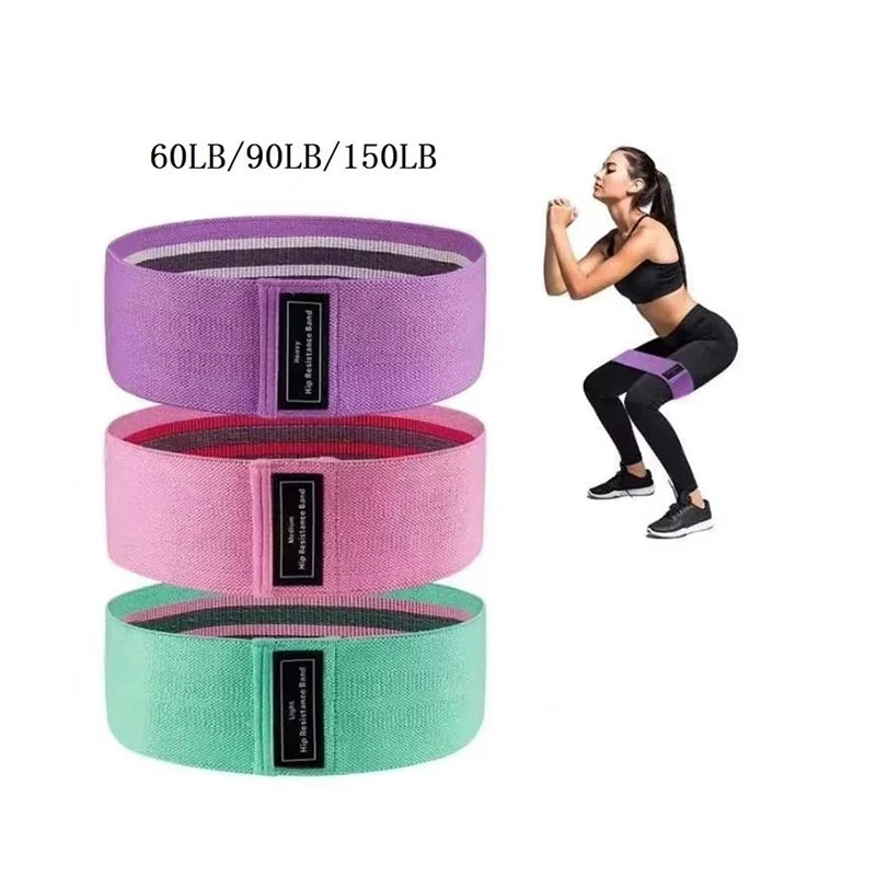 Resistance Bands for Working Out, Fabric Exercise Bands for Legs and Butt, Workout Bands for Women for Yoga Starter Set