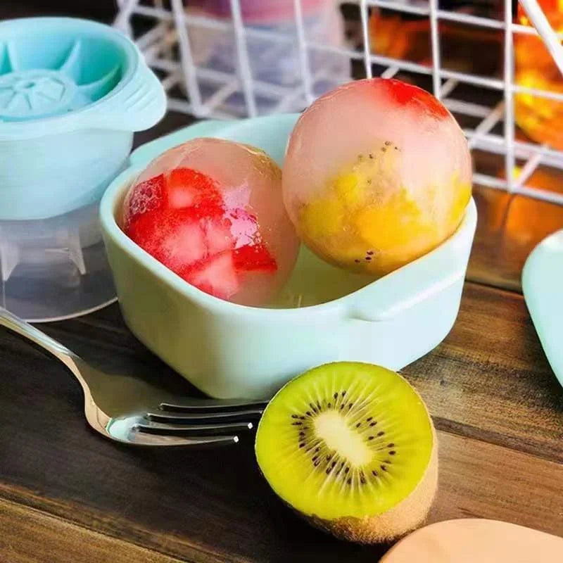 JUSTINLAU Ice Maker Food Grade Sphere Ice Mold Stackable Slow Melting DIY Ice Ball For Cocktail Whiskey Drink Home Bar Tools