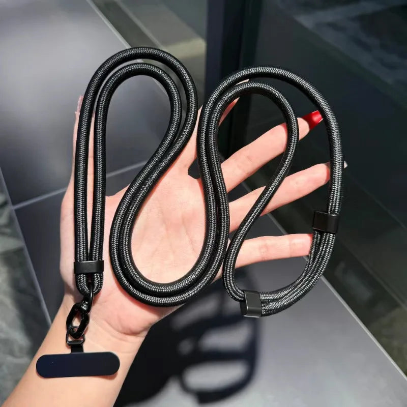 Adjustable Mobile Phone Strap Lanyard Crossbody Phone Lanyards Neck Rope with Patch for iPhone Cell Phone Hanging Cord Strap