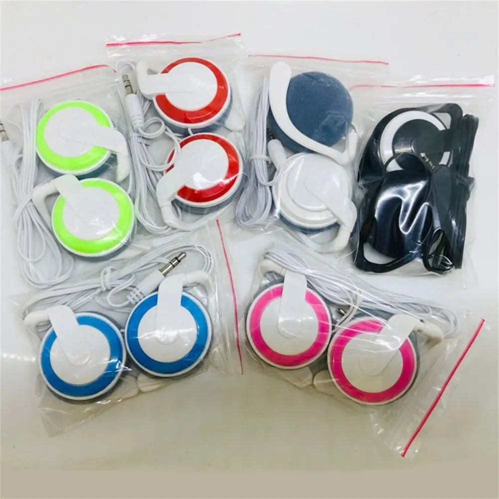 Computer Mobile Phone Over-ear Running Music Sport Ear-hook Headphone Wired Headphones Earphone Earbud