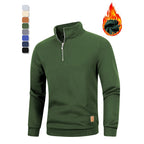 Men's Slim Fit Half-Zip Turtleneck Pullover