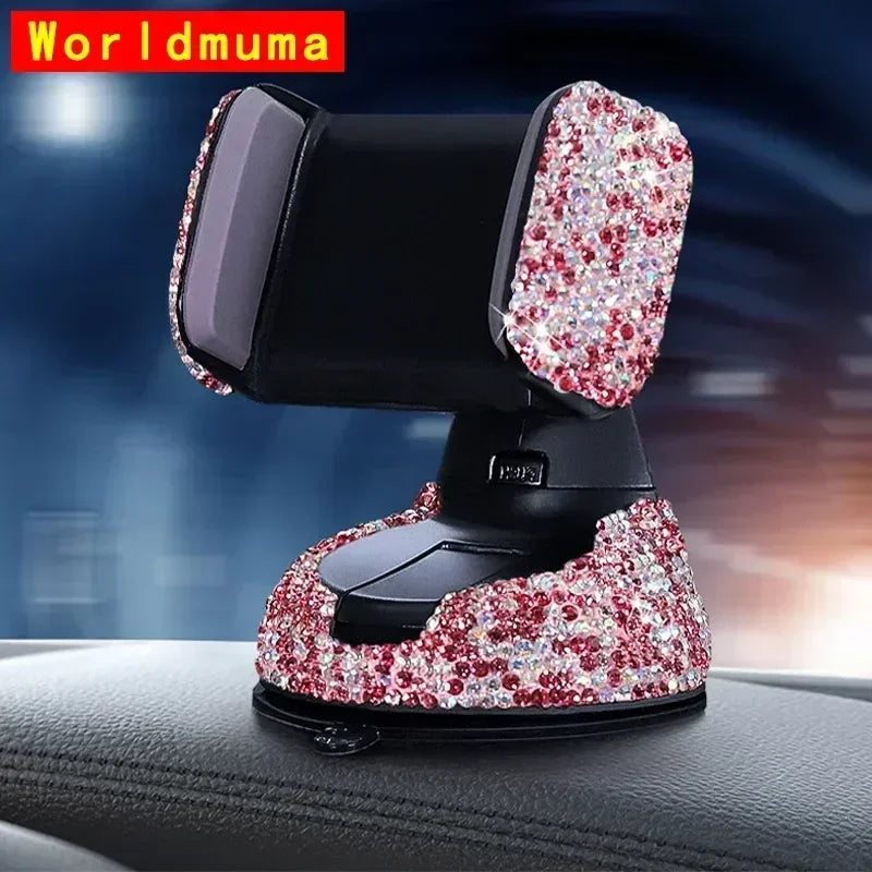 Set of 20 Shiny Crystal Car Accessories Kit for Women Car Phone Holder Mount ,Car Monitor Glasses Holders ,Car Drink Coasters