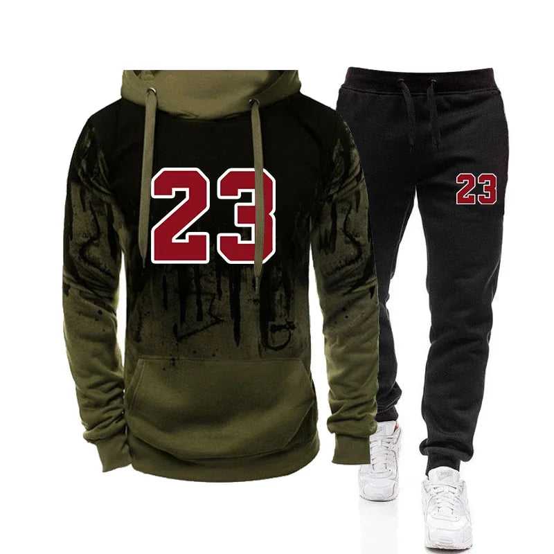 Men's Casual Hoodie & Jogger Co-ord Set