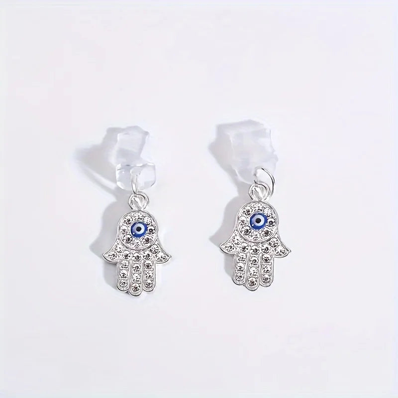Mobile Phone Dust Plug, Alloy Rhinestone Devil Eye Pendant, Mobile Phone Decorations, Small Accessories for Daily Care Such as Mobile Phones, Computers, and Headphones