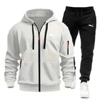 Men's Fleece Zip Tracksuit Co-ord Set