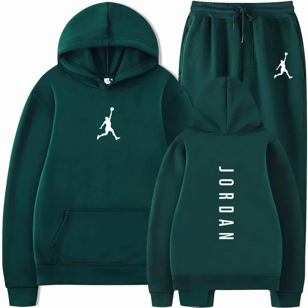 2026 New Men's High Quality Sportswear Set Spring Autumn Fashion Casual Sweatshirt And Sweatpants Two Piece Tracksuit For Fitnes