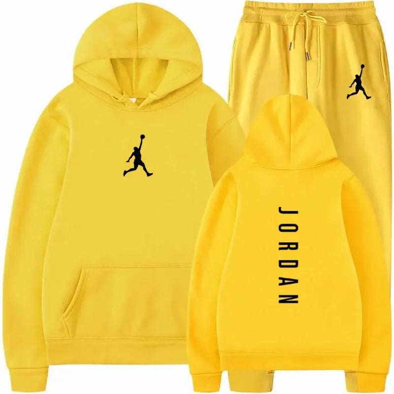 2026 New Men's High Quality Sportswear Set Spring Autumn Fashion Casual Sweatshirt And Sweatpants Two Piece Tracksuit For Fitnes