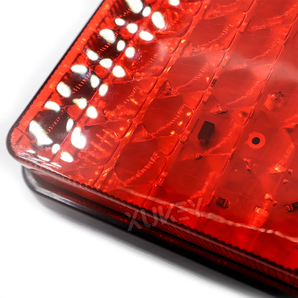 1/2x Universal 36LED Running Rear Fog Lamp 24V Auto Tail Light Waterproof Trailer Truck Driving Caravan Lorry Towing UTE Bus RV