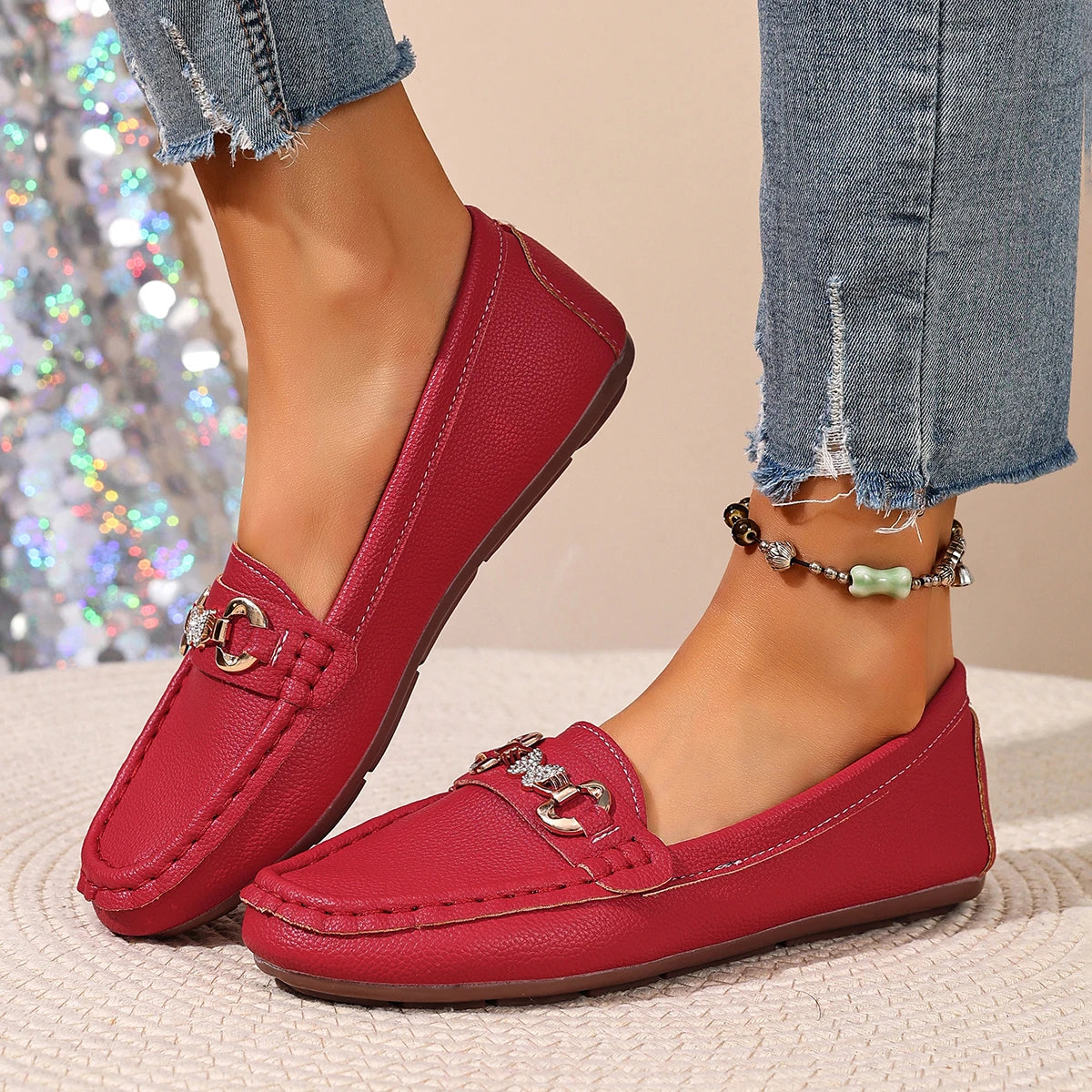*Spring Autumn New Round Toe Comfortable Sports/Leisure Shoes Fashionable Hot Selling Sexy Flat Bottomed Work Shoes for Women