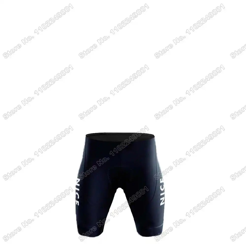 2023 Team Nice Métropole Cycling Jersey Set Men Cycling Clothing Summer Road Bike Shirts Suit Bicycle Bib Shorts MTB Maillot