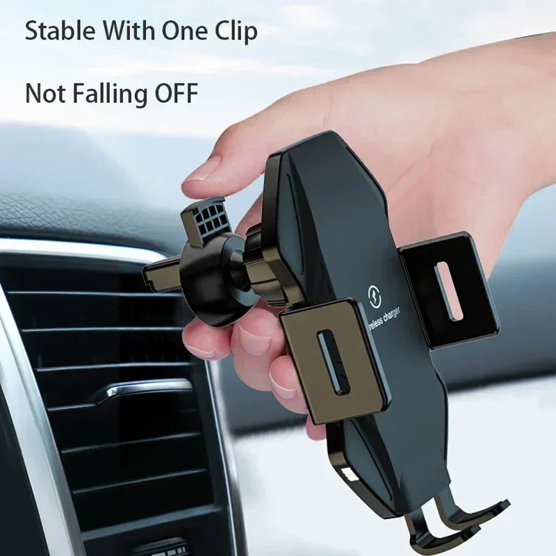 15W Fast Car Wireless Charging Stand for Ulefone Armor 25T 27T Pro/27 Pro/17 Pro/23 Ultra/11 12 Rugged Phone Holder Car-Charger