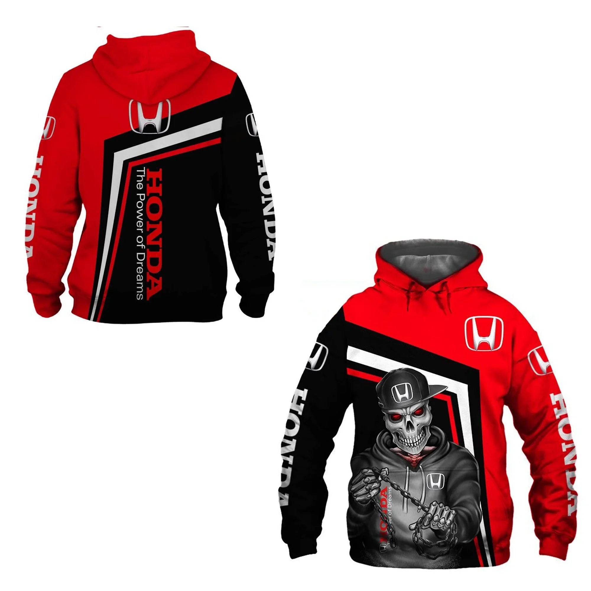 Sudadera con capucha Honda Racing, moda con estampado 3D, Sudadera con capucha para hombre, deportes al aire libre, ocio,