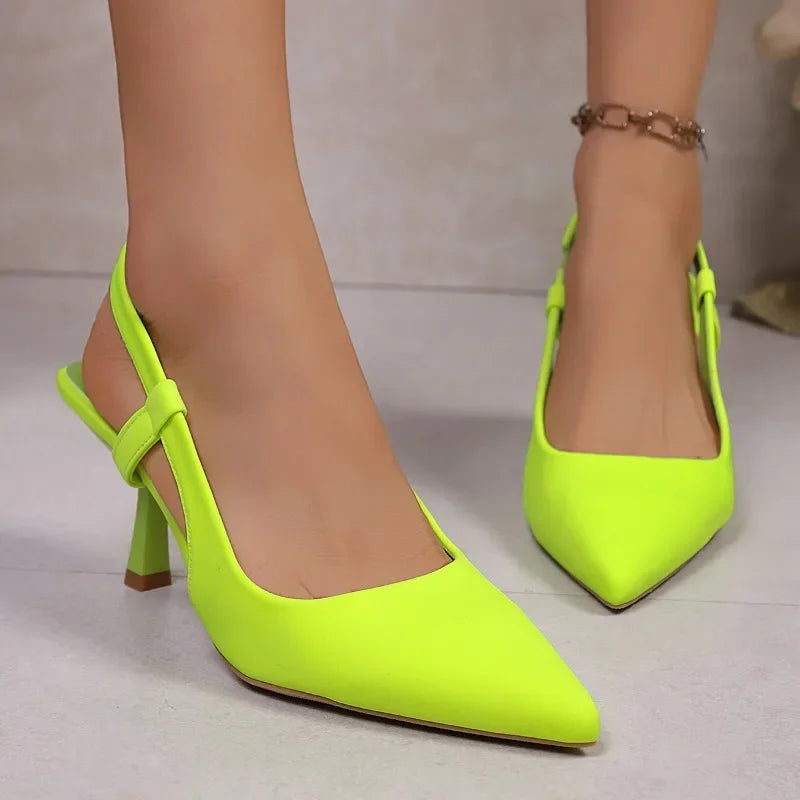 2025 New Women's Shoes Baotou Sandals Summer High-heeled Sandals