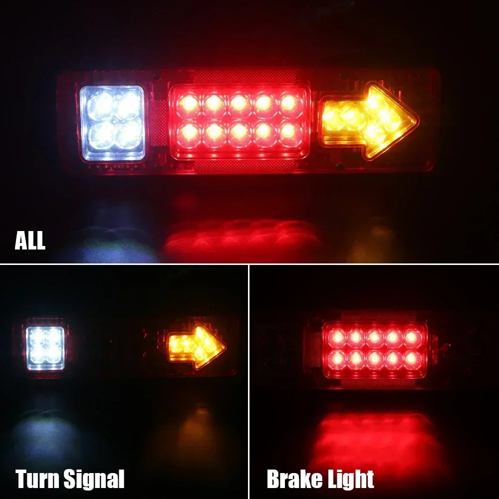 LED Truck Tail Light Bar for Truck Boat Trailer Pickup RV Camper UTV UTE Vans Turn Signal Brake Reverse Running Taillight