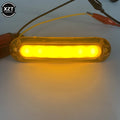 12V 24V Truck Side Marker Lights 6LED Car External Lights Indicators Warning Tail Lamp For Trailer Truck Lorry Boat