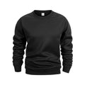 Men's Fleece Warm Hoodies Solid Crew Neck Sweatshirt - Fashion Casual Long Sleeve Pullover for Daily Wear & Outdoor Activities