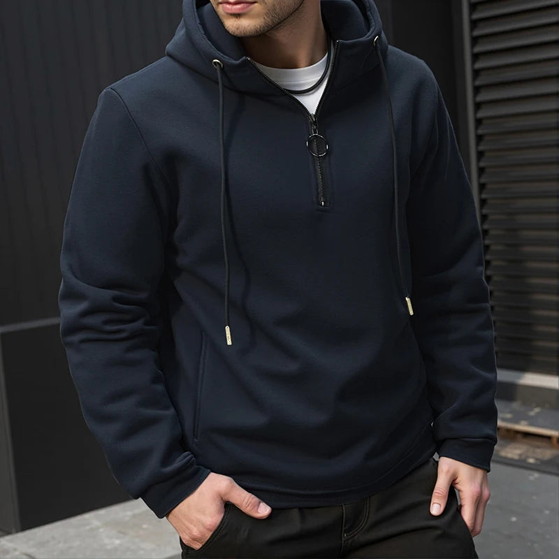 Mens Hoodies Casual Style Hoodie Men Hip-Hop Male Zip Design Hoody Sweatshirt Long Sleeve Men Hooded Jacket Coat B251