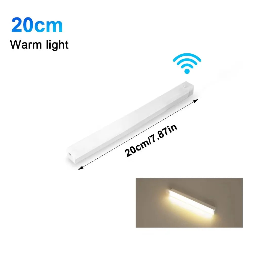 LED Car Sensor Light 10/20/30CM Automatic Induction Light Type-c Rechargeable Smart Lighting Magnetic Maual/Sensing Mode Lamp