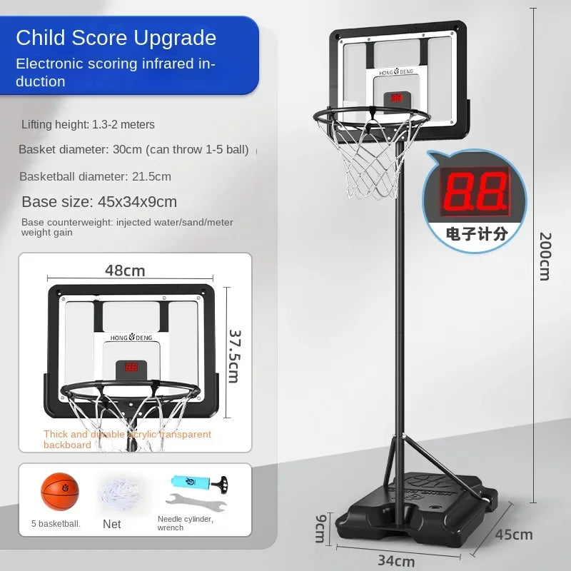 Basketball stand Lifting shot frame Ball basket Kindergarten ball boys Indoor and outdoor household