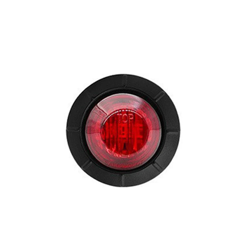LED Indicators 12V 24V Car Round Trailer Side Marker Light Yellow White Red for Trucks Clearance Lights Truck Turn Signal Lamp