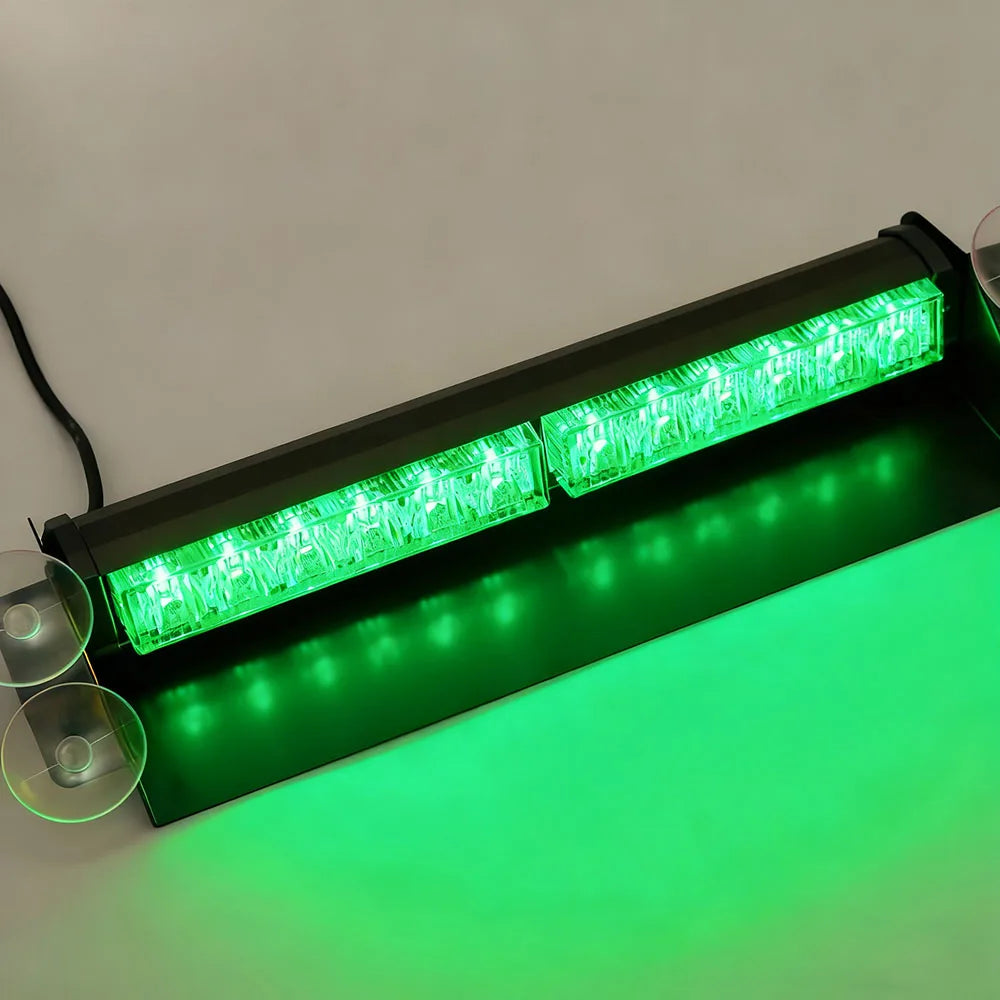 12 LED Car Police Lights Strobe Light Emergency Signal Lamps Light Auto Truck Flashing Windshield Flash Warning Light