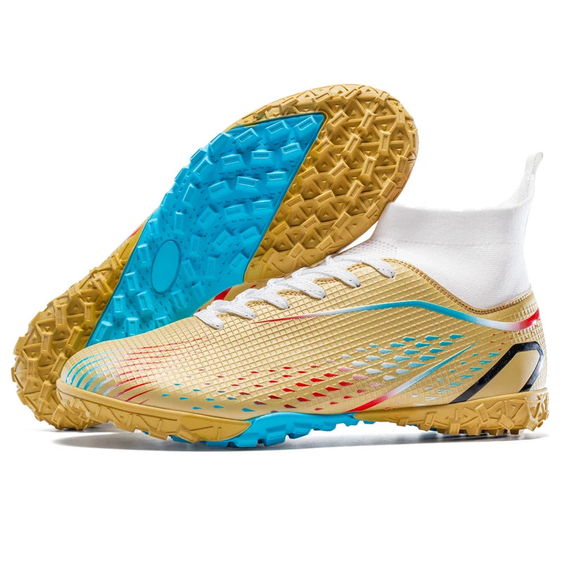 Professional Training Soccer Shoes Soccer Cleats Turf Futsal Match Grass Unisex Non-slip Breathable Men Outdoor Football Boots