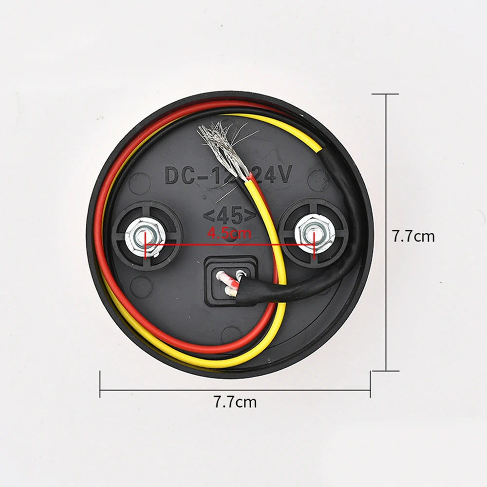 2Pcs Truck Flashing Lights 12V 24V LED Trailer Side Marker Lights Tractor Strobe Light White Amber Red Blue Green Van Bus RV