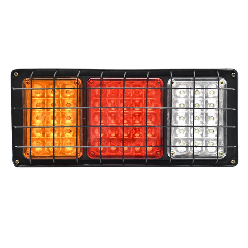 2 PCS Waterproof 12V 24V Truck LED Tail Light Rear Lamp Stop Reverse Safety Indicator for Trailer Truck Car Taillights
