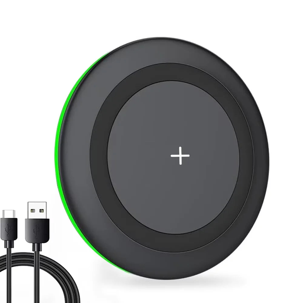 Wireless Charger LED Phone Charger Stand Suitable for iPhone17 16 15 14 13 12 Pro Max 8 - Fast Charging Base for Xiaomi