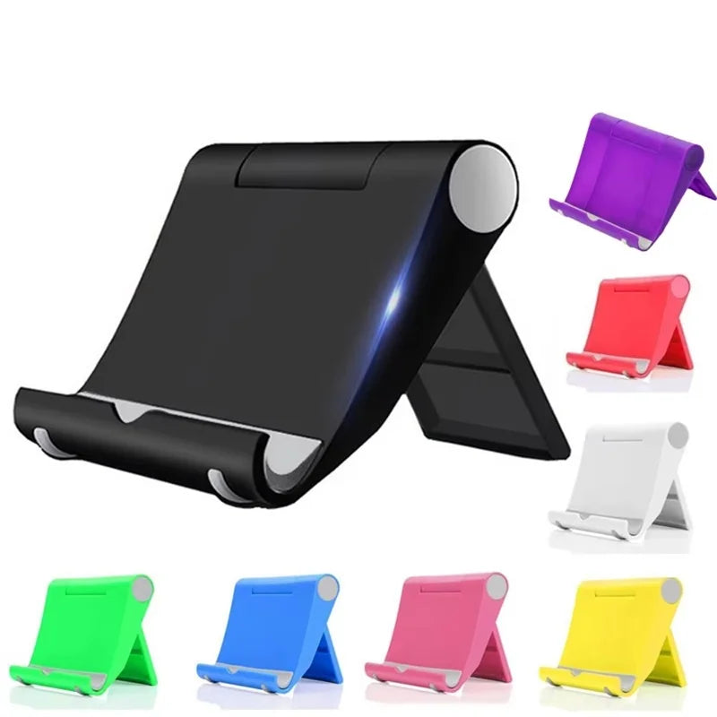 Foldable Desk Cell Phone Stand Desk Tablet Mobile Phone Holder Smart Phone Bracket For iPhone Xiaomi iPad Tablet PC Accessories