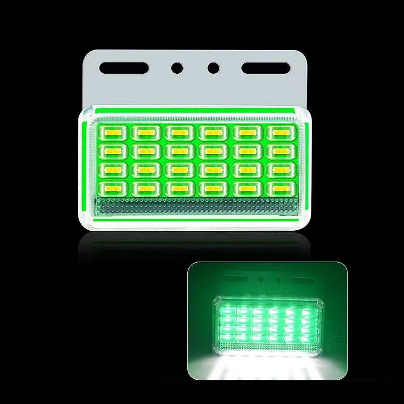 Led Side Light 24V Waterproof For Truck Trailer And Bus Wide Waist Light Suitable For Side Marker And Rear Light Applications