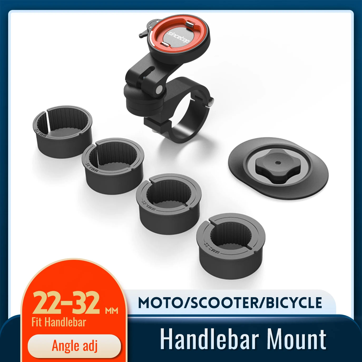 Motorcycle  Phone Holder Bicycle Phone Mount Moto MTB Road Mountain Bike Cellphone Bracket Accessories Quick Attach Lock