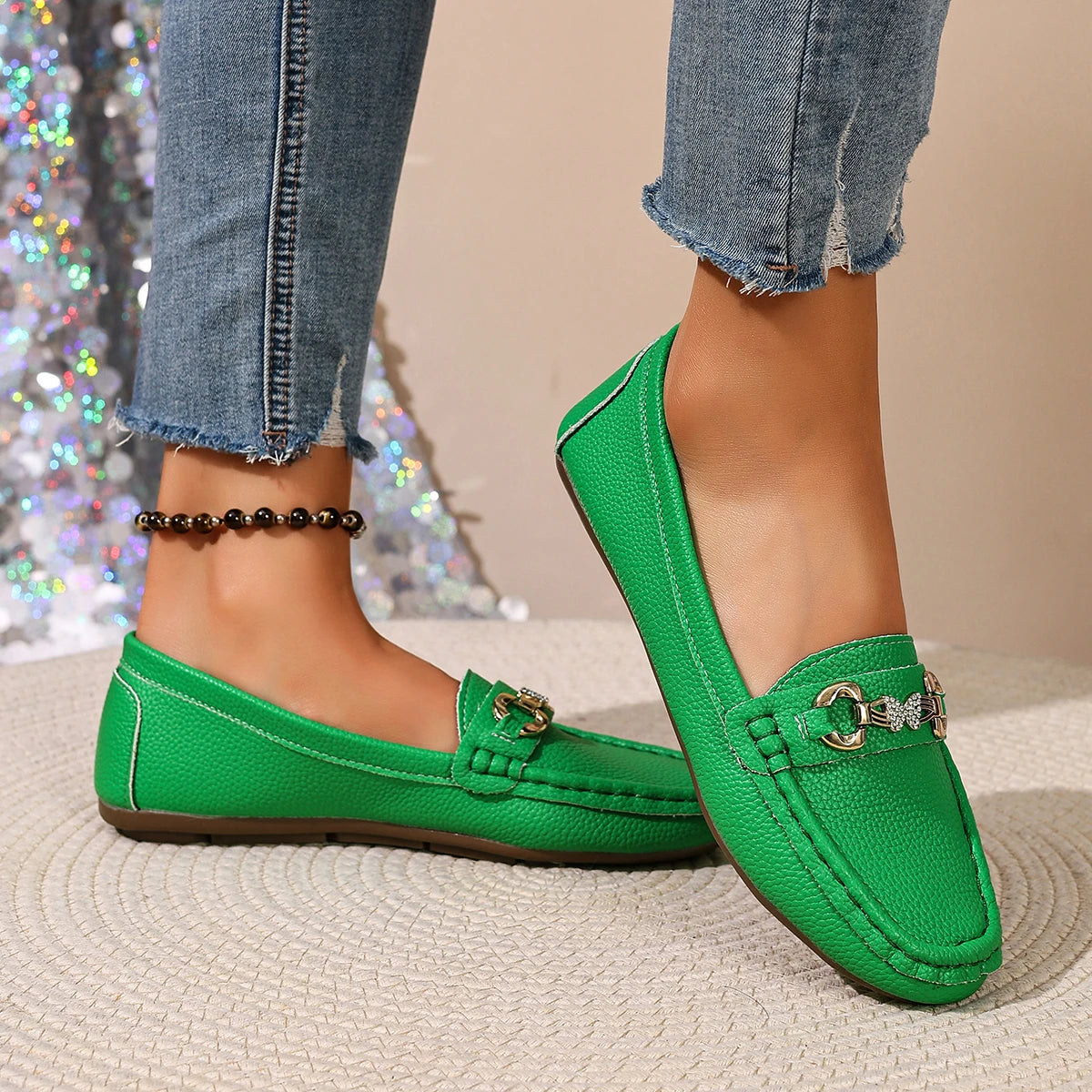 *Spring Autumn New Round Toe Comfortable Sports/Leisure Shoes Fashionable Hot Selling Sexy Flat Bottomed Work Shoes for Women
