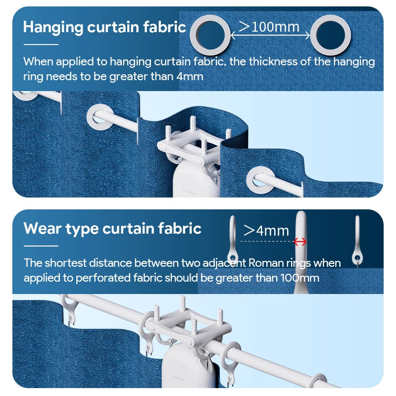 Smart Curtain Opener Zigbee/BL Smart Curtain Robot Motor Roman Rod Rail Automatic Curtain Electric Curtain Robot Remote Control