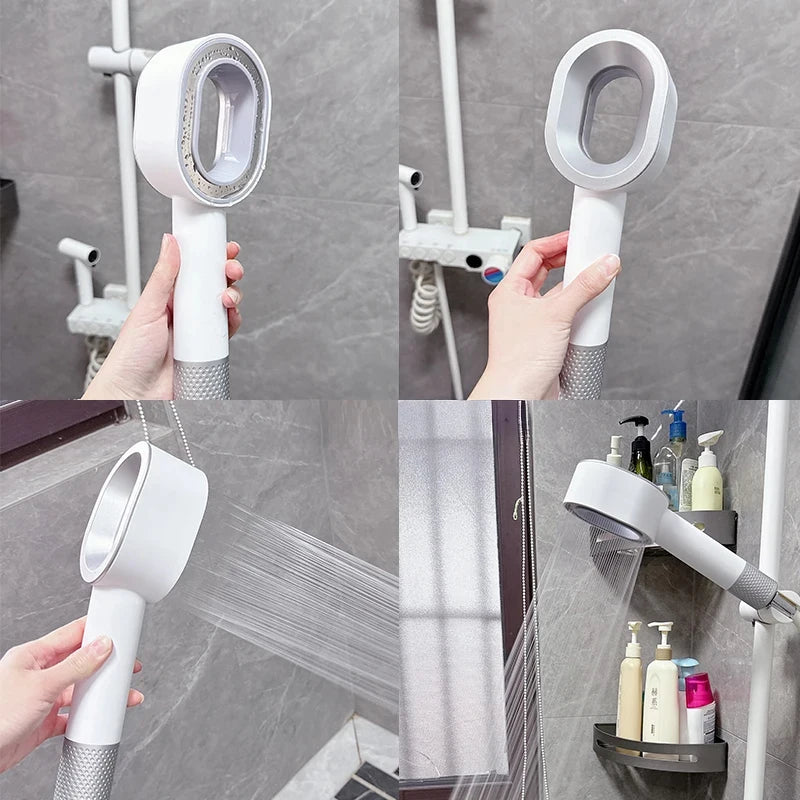 Filter Shower Head High Pressure Beauty Rain Faucet Showerhead Filtration Purification Bathroom Accessories Filtered Water