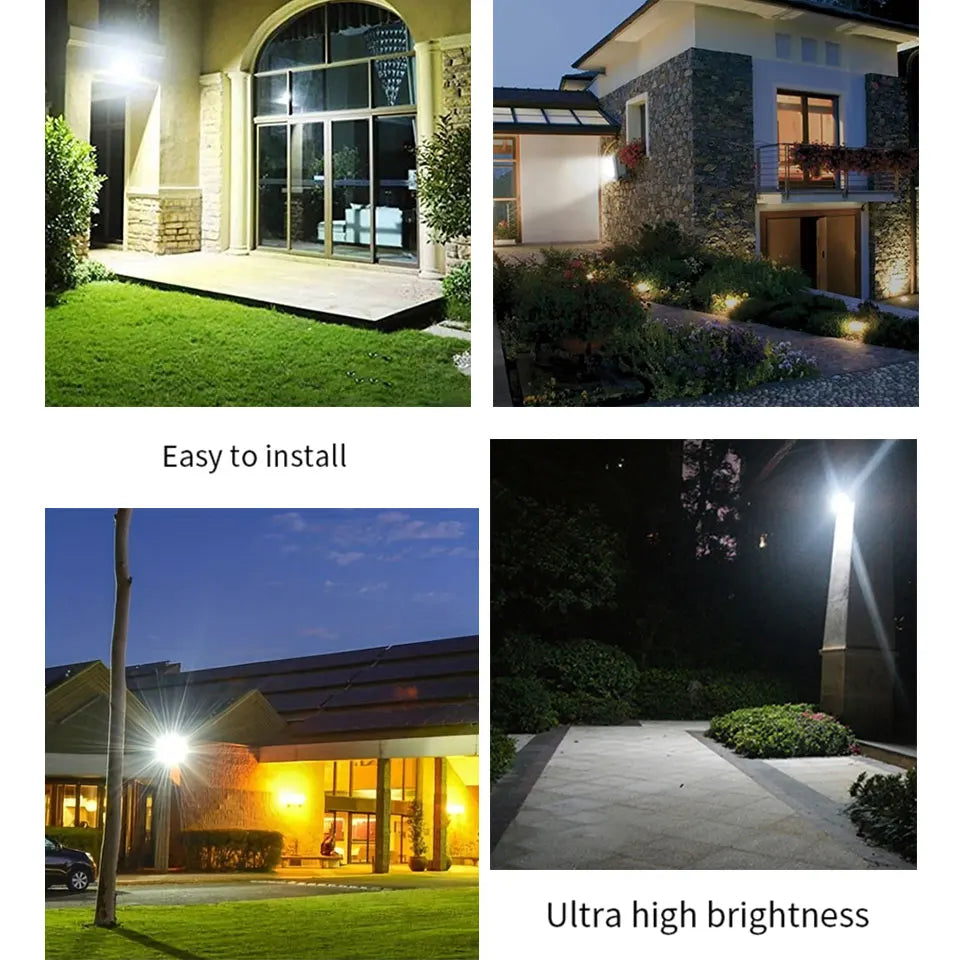 LED Flood Light PIR Motion Sensor 10W 20W 30W 50W 100W 150W 200W 300W AC220V IP66 Waterproof Spotlight Street Floodlight Outdoor