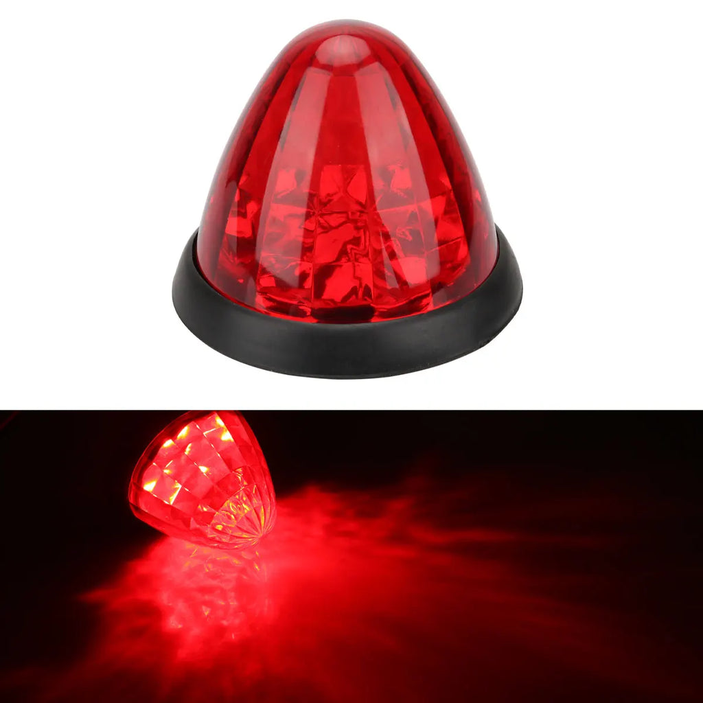 24V Truck Roof Light Warning Dome Lights for Trailer Lorry Tractor Clearance Lamp Van Side Marker Lights Amber Red White